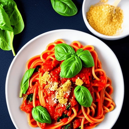 Pasta con Spinaci e Pomodoro