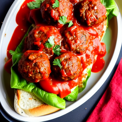 Meatball Sub in Peppers