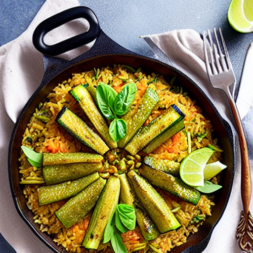 Riz bil Kousa Mahshi w Dajaj