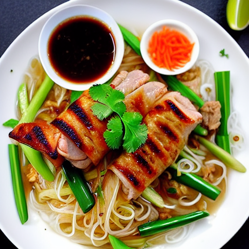 Bún Chả Giò Nướng