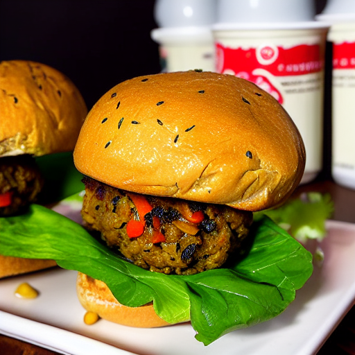 Spicy Bean Sprout Burger