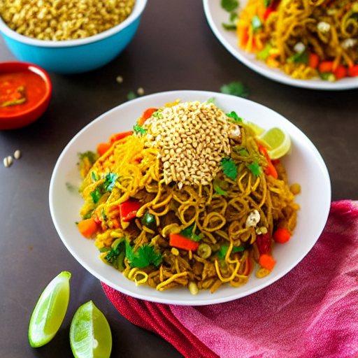 Vegan Vegetable Bhel Puri