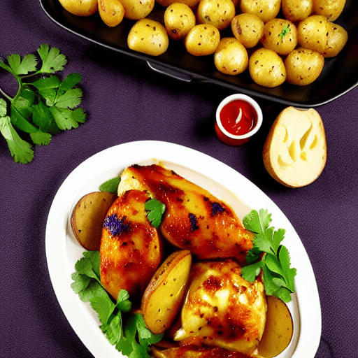 Halal Chicken and Potato