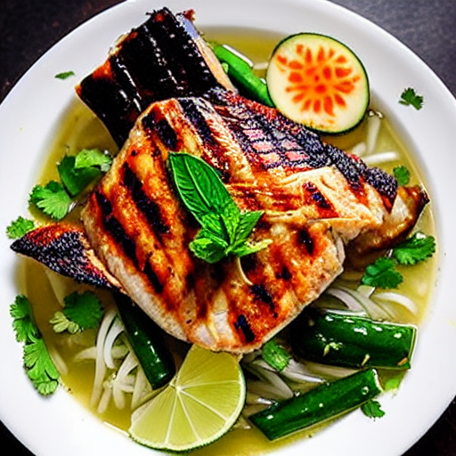 Cá Nướng Bạc Hà