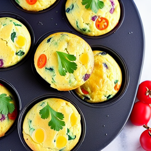 Egg White Frittata Muffins
