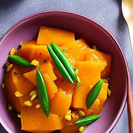 Steamed Pumpkin with Garlic