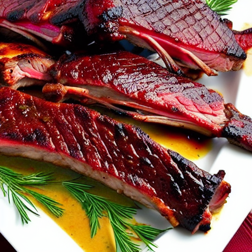 Smoked Lamb Ribs