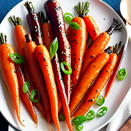 Sesame Soy Glazed Carrots