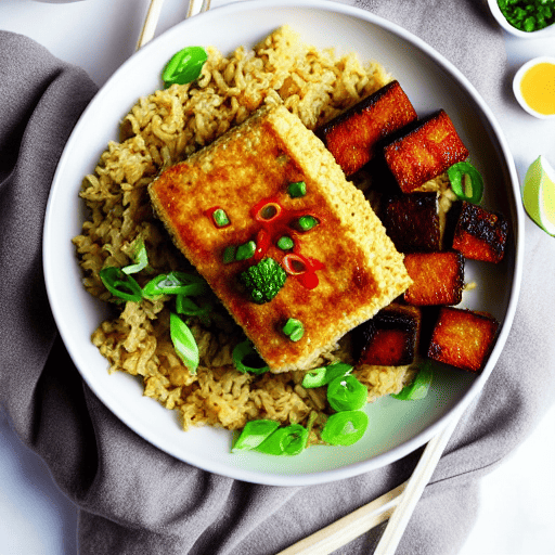 Katsu Rice with Tofu and Tofu