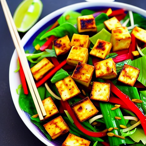 Szechuan Tofu Salad