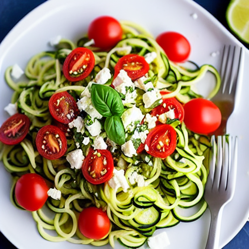 Zoodles with Feta
