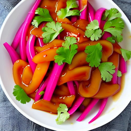 Korean Sweet and Sour Radish