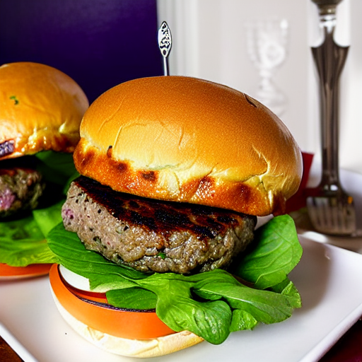 Minted Lamb Burger