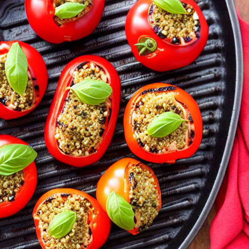 Grilled Stuffed Tomatoes