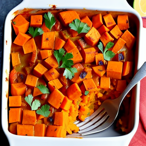 Savory Sweet Potato and Vegetable Casserole