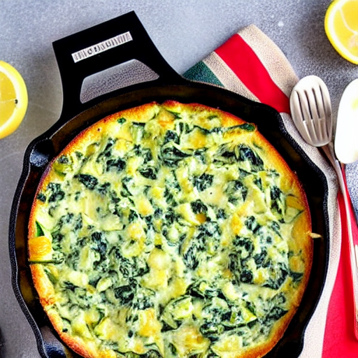 Spinach Artichoke Dip Bake