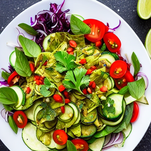 Riz Bil Kousa wa Fattoush
