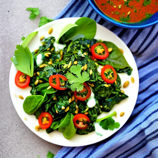 Keto Palak Chaat