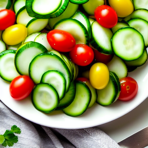 Salada de Pepino