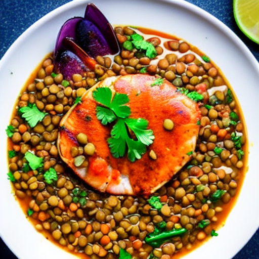 Lentil Soup with Fish