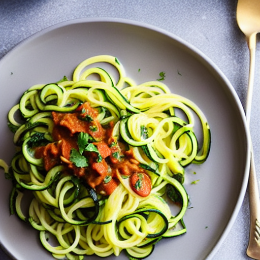 Zoodles a la Carbonara