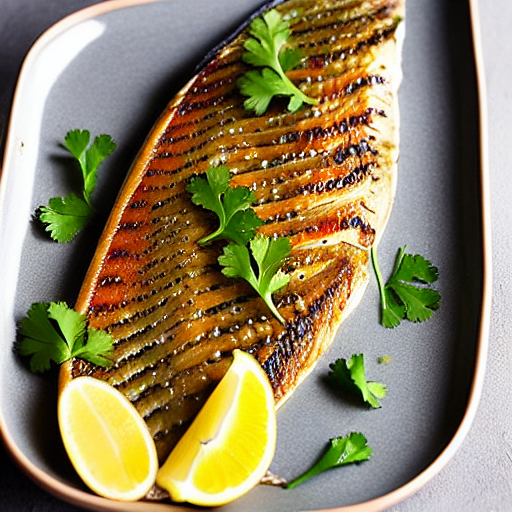 Baked Mackerel with Ginger