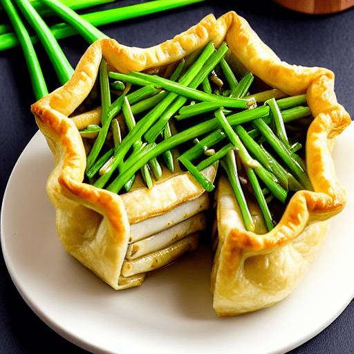 Chive and Tofu Pastry