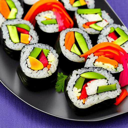 Vegetable Sushi Rolls