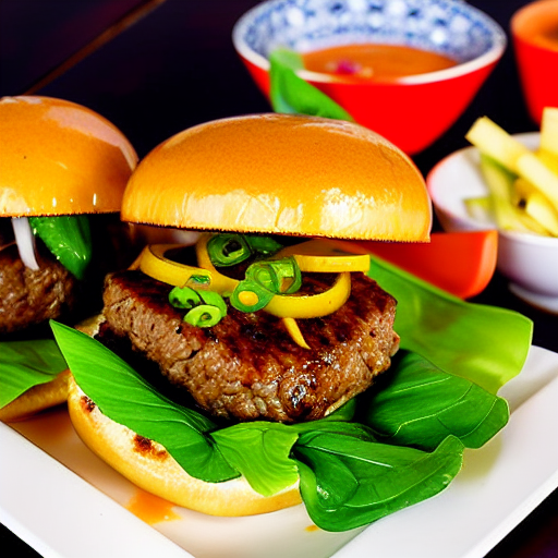 Lemongrass Beef Burger