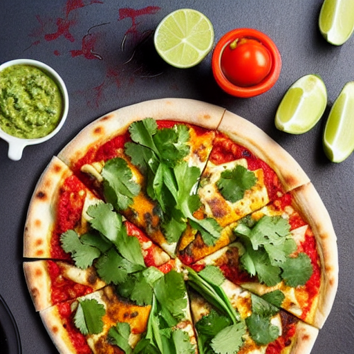 Pizza de Cilantro