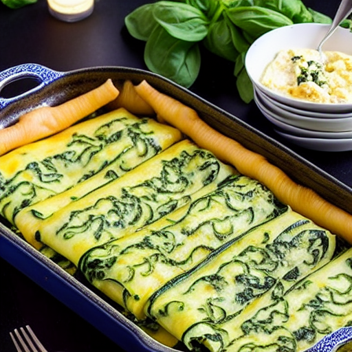Spinach and Ricotta Cannelloni