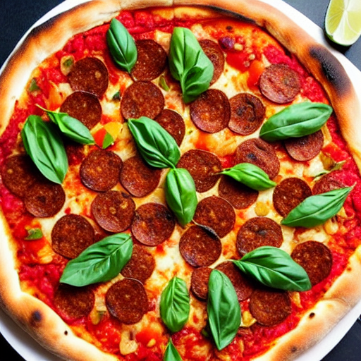 Pizza de Chorizo Vegano