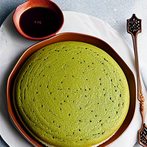 Baked Green Tea Cake