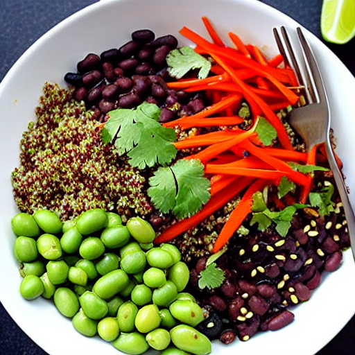 Spicy Quinoa and Black Bean Bowl