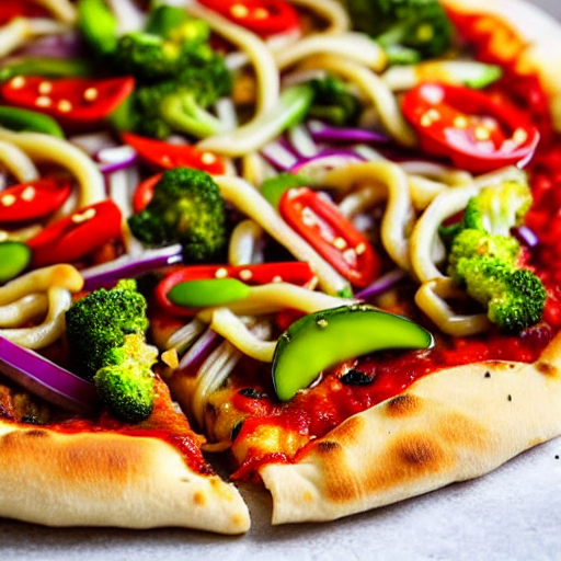 Yaki Udon Pizza