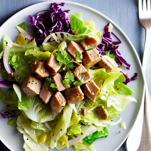 Pork and Cabbage Salad