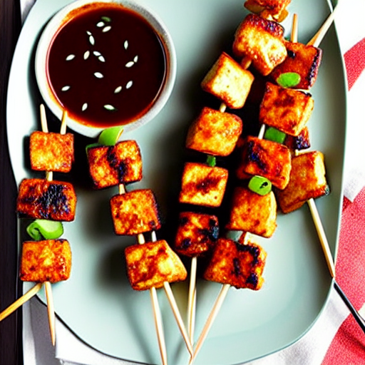 Fried Tofu Skewers