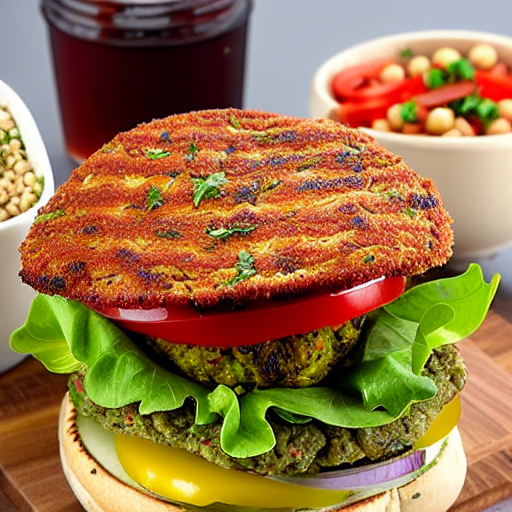 Zaatar Veggie Burger