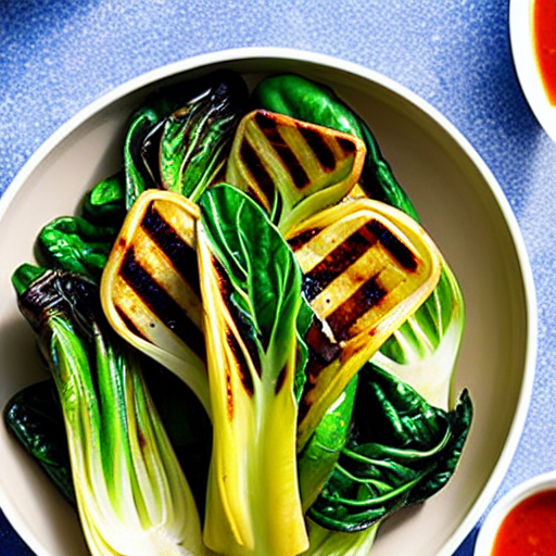 Grilled Bok Choy