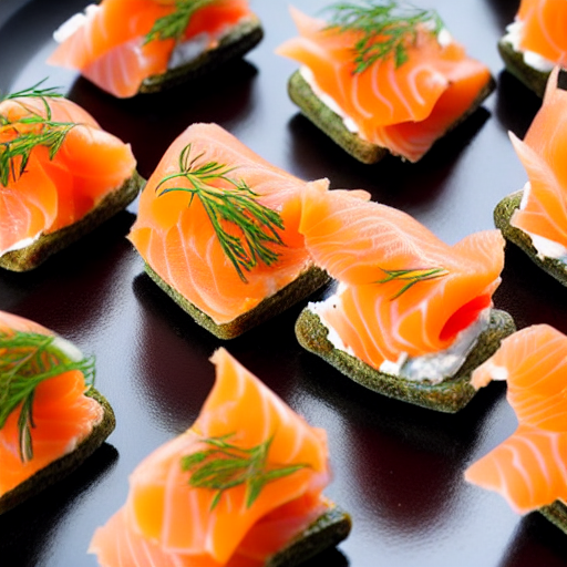Smoked Salmon Canapés
