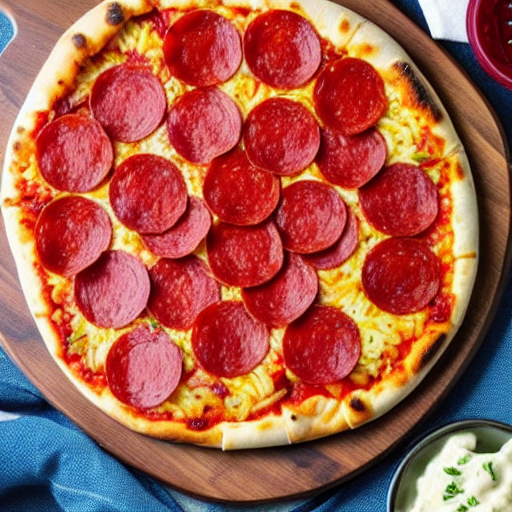 Halal Pepperoni Pizza