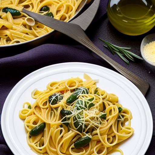 Pasta with Garlic and Olive Oil