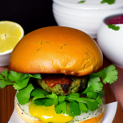 Yuzu Cilantro Burger