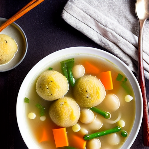 Matzah Ball Soup Rice