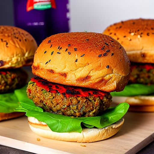 Harissa Veggie Burger