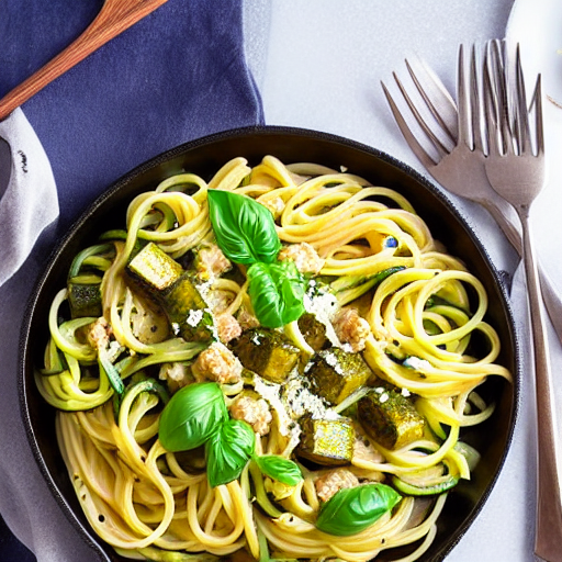 Pasta Bil Kousa w Laban