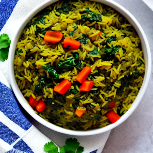 Dal Palak Rice