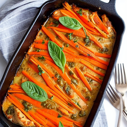 Keto Chicken and Carrot Bake