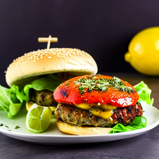 Burger di Pollo al Limone