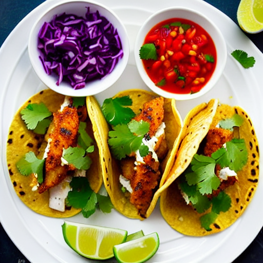Lebanese Fish Tacos